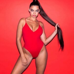 Summer Bikini Backless String Large Size Sexy Solid Color Triangle One-piece Swimsuit Womens Clothing